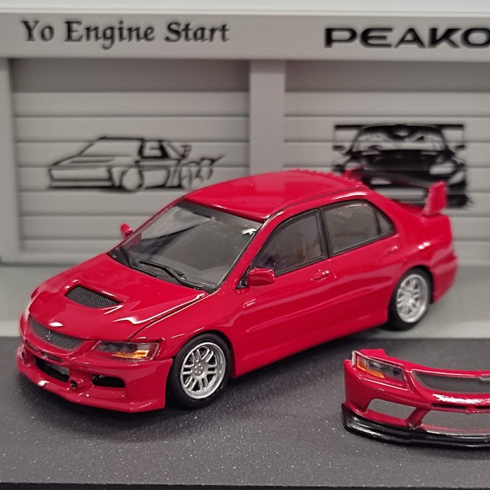 Peako Model 1/64 Mitsubishi 2006 Lancer Evolution Ix, Red