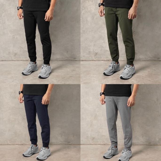 Celana Uniqlo EZY Slim Fit Jogger Pants Ultra Stretch Original Golf