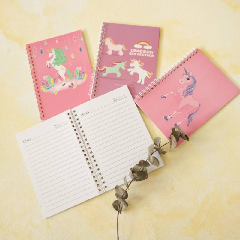 

NOTEBOOK SPIRAL A6 / BUKU UNICORN SERIES