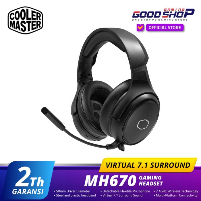 Cooler Master MH670 Wireless 7.1 Surround Sound - MH 670 MH-670 Gaming