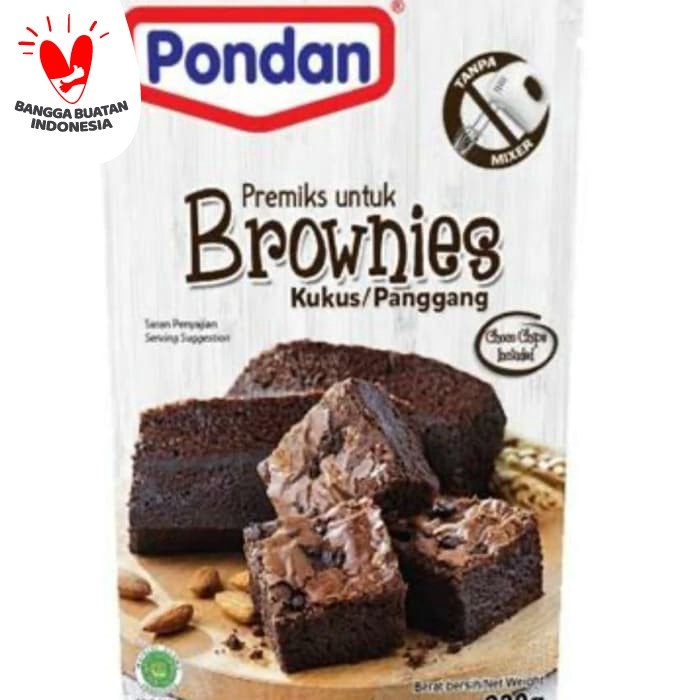 

PONDAN BROWNIES CHOCOLATE POUCH 230 GR COKLAT KUKUS DAN PANGGANG BROWNIS