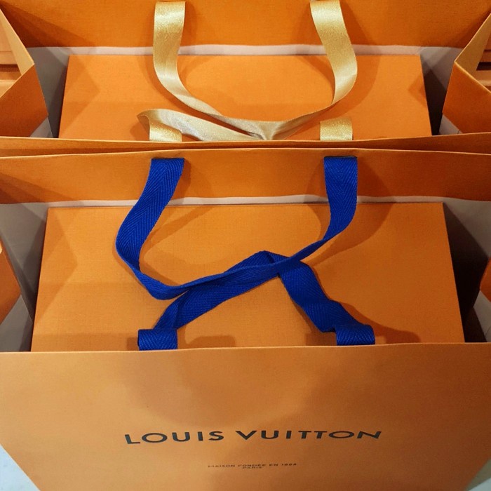 PAPERBAG LOUIS VUITTON LIMITED NEW MEDIUM AUTHENTIC LV BAG TAS ORI