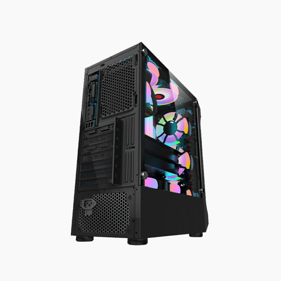 Casing Simbadda BattleGround 06 - ATX, mATX Tempered Glass