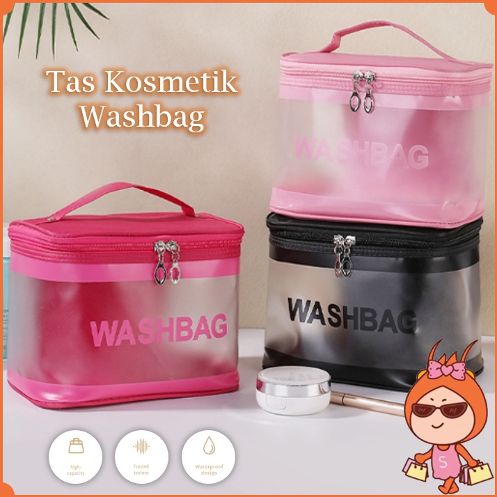 (K.L♡R♡] Reseller Welcome - T5154 Tas Kosmetik Washbag / Cosmetic Bag Organizer / Tas Alat MakeUp mu