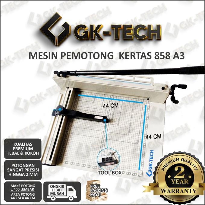 

Mesin Pemotong Kertas A3 1 Rim 858 Alat Pemotong Kertas 1 rim