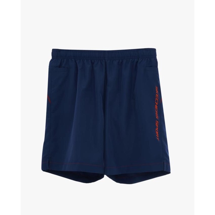 Skechers Men Running Shorts Men's Shorts. Navy. Celana Lari Pria