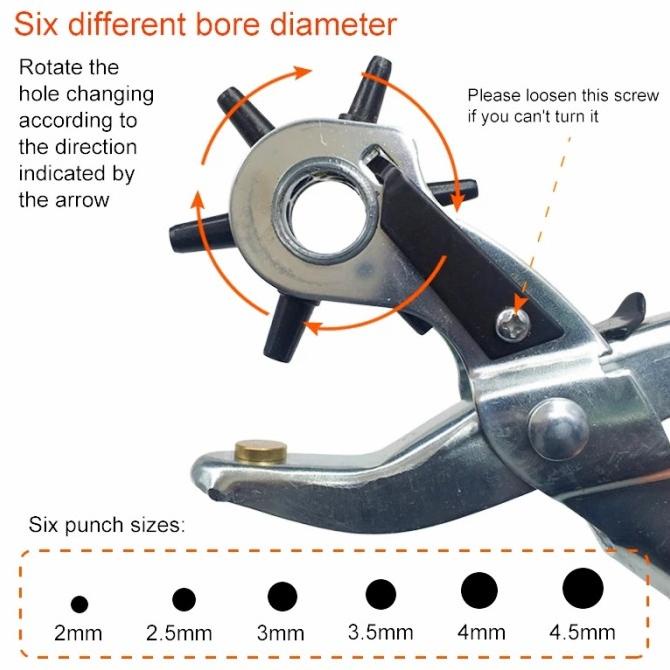 

Tang Alat Pembolong Lubang Ikat Pinggang Jam Hole Puncher Sabuk