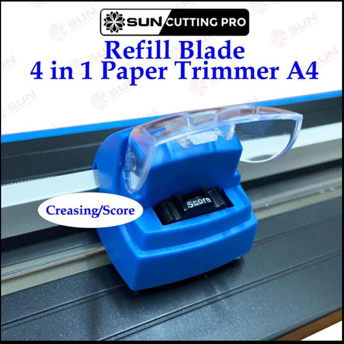 

Alat Potong Kertas 4 in 1 A4 - SUN Cutting Pro CP-MT401A4 Paper Cutter