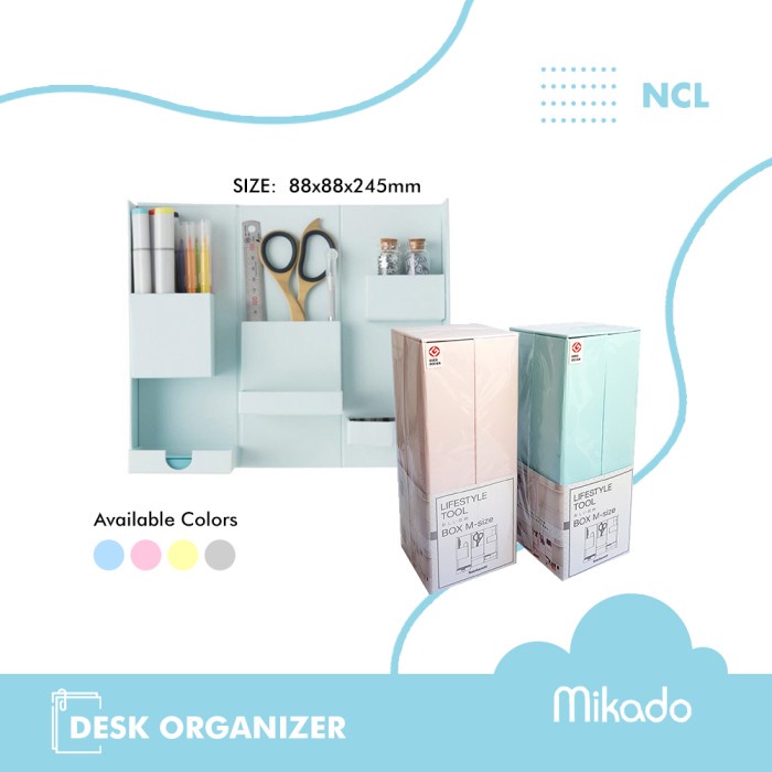 

Ncl Desk Organizer M / Pen Holder / Cosmetic Holder