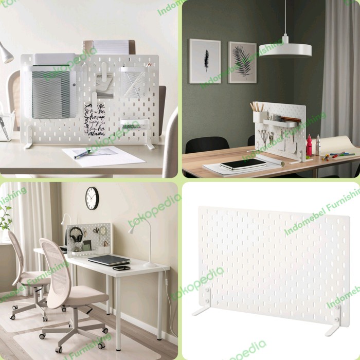 

Terlaris Pegboard Berdiri Sekat Pembatas Meja 56 X 37 Cm Papan Workshop Lubang