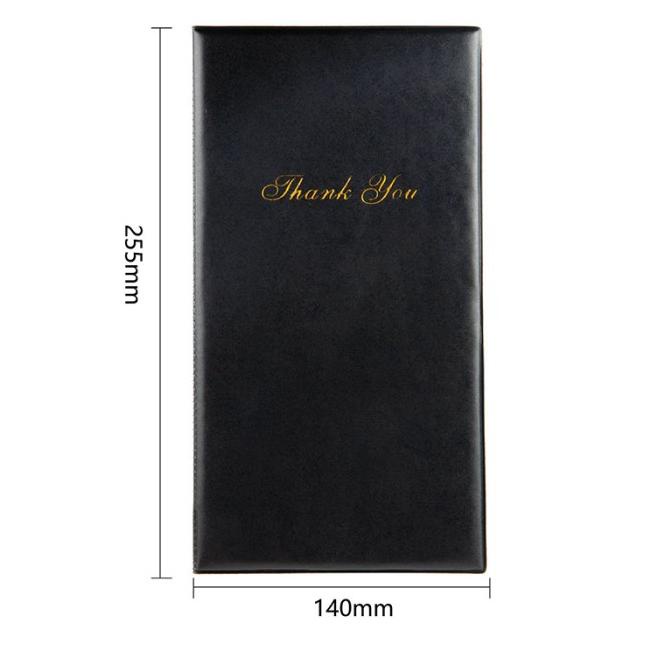 

Bill Holder Restoran / Bill Cover / Bill Resto - Hitam Kualitas Tinggi