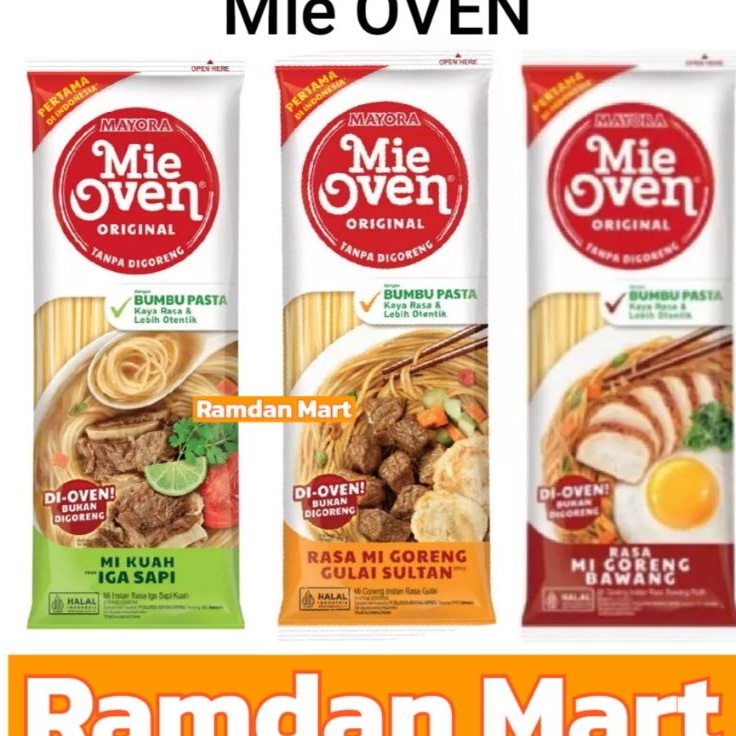 

Terbaru 3.3 Mie OVEN | Mie instan Paket 3 Bungkus