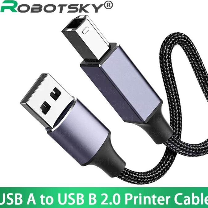 Robotsky Usb To Midi 2.0 Cable Printer 50Cm 100Cm 200Cm - Piano Kabel