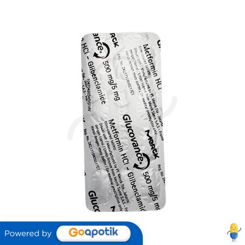 GLUCOVANCE 500/5 MG BLISTER 10 TABLET