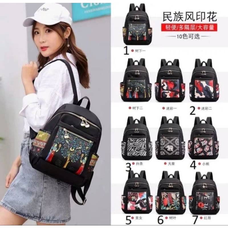 TAS WANITA IMPORT RANSEL CHIBAO ORIGINAL/BANYAK MOTIF/TERMURAH