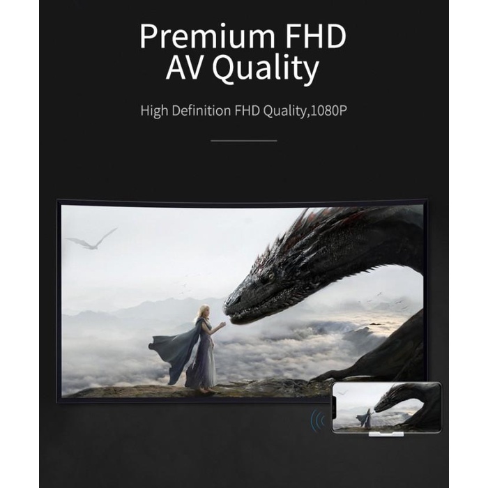 New..!! Mirascreen K12 Castscreen Anycast Hdmi Dongle Auto Switch