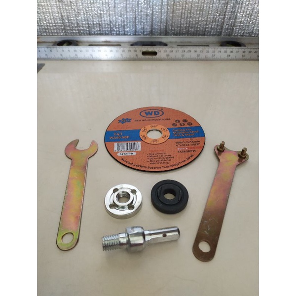 Adapter Bor Menjadi Gerinda - Mata Gerinda dan Pengunci Gerinda