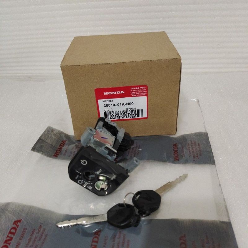 Kunci Kontak Key Set Honda Beat LED 2020 - beat street 2020 - Scoopy 2021 Original