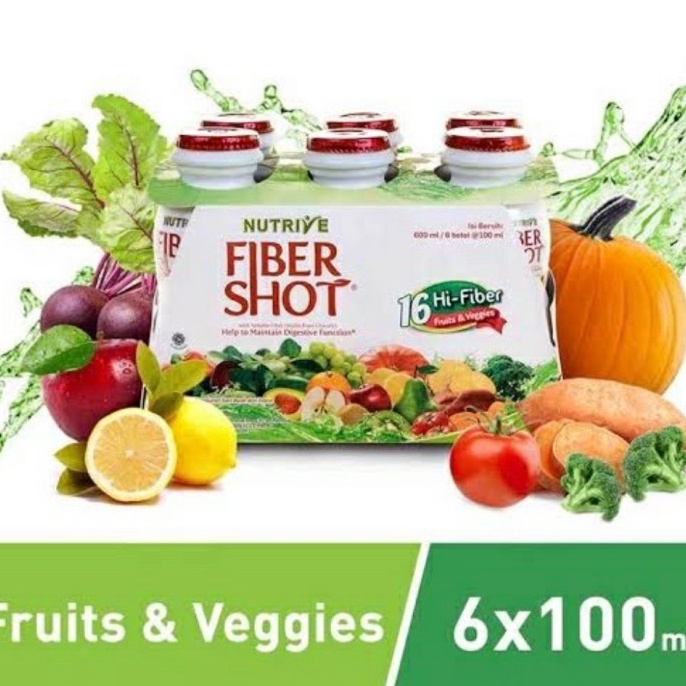 

Big sale NUTRIVE FIBERSHOT 6 x 100ml MINUMAN TINGGI SERAT DNM