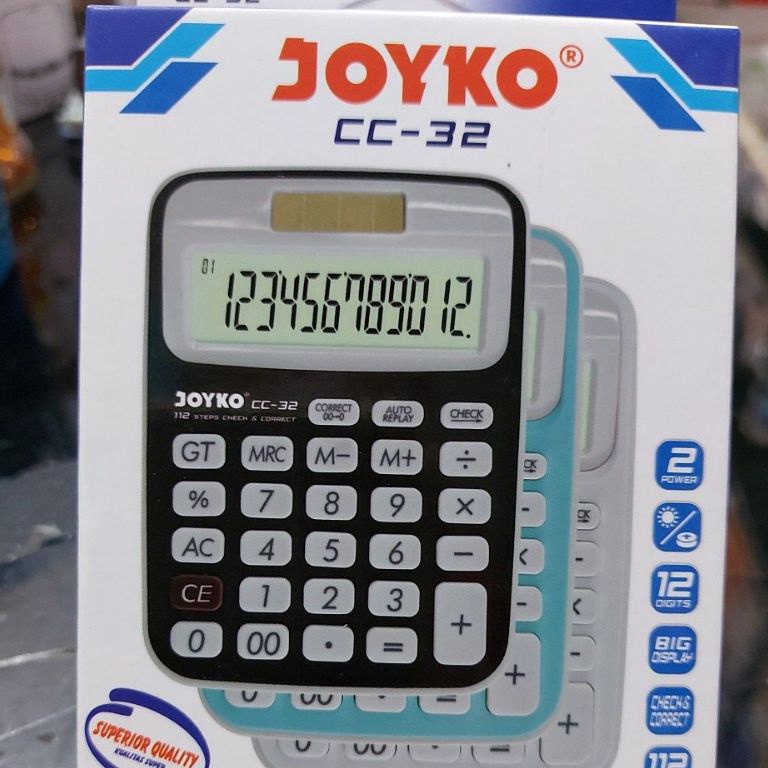 

Motif Terkini.. Joyko Kalkulator CC 32 L8C
