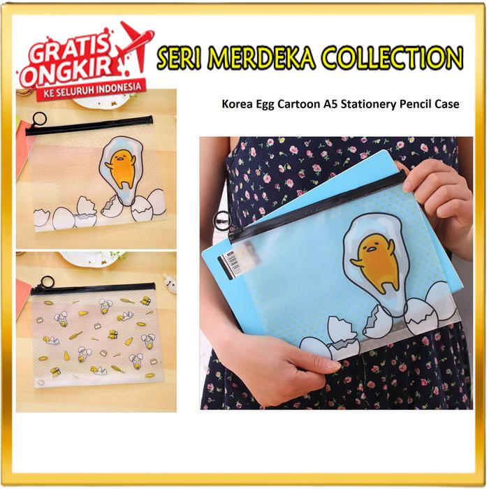 

KOREA EGG CARTOON A5 STATIONERY PENCIL CASE / TEMPAT PROMO TERBARU
