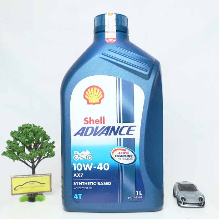 OLI SHELL ADVANCE 4T 10W-40 AX7 1L - OLI MOTOR SHELL AX7