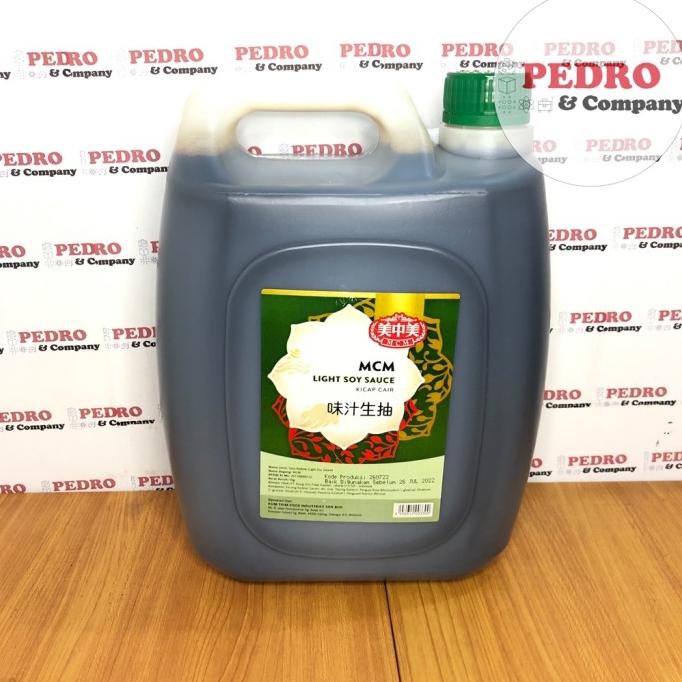 

MCM light soy sauce 5 kg - kecap asin saus kedelai malaysia