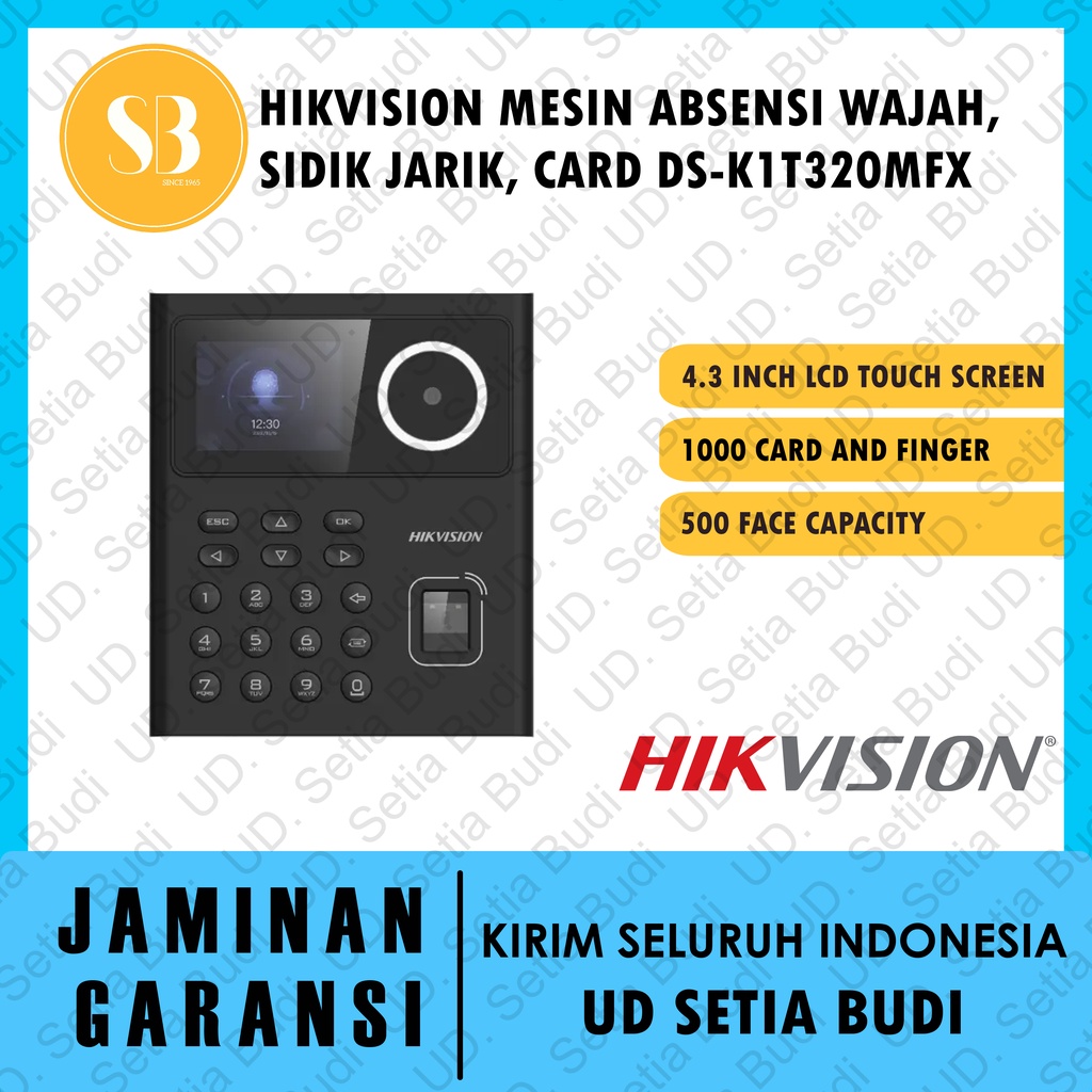 Hikvision DS-K1T320MFX Face and Finger Recognition Acces Control