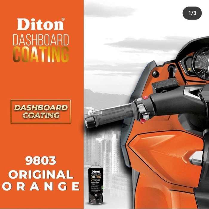 Terlaris Cat Semprot Diton Dashboard Coating 9803 Original Orange