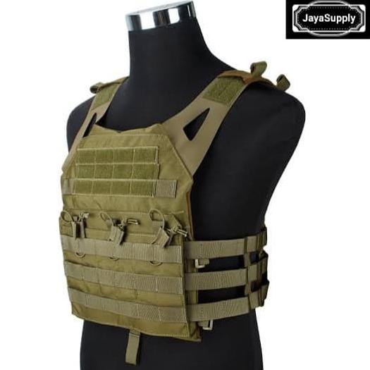 Rompi JPC Airsoft Tactical Vest FSBE CIRAS SPC Emerson Molle Armor OD