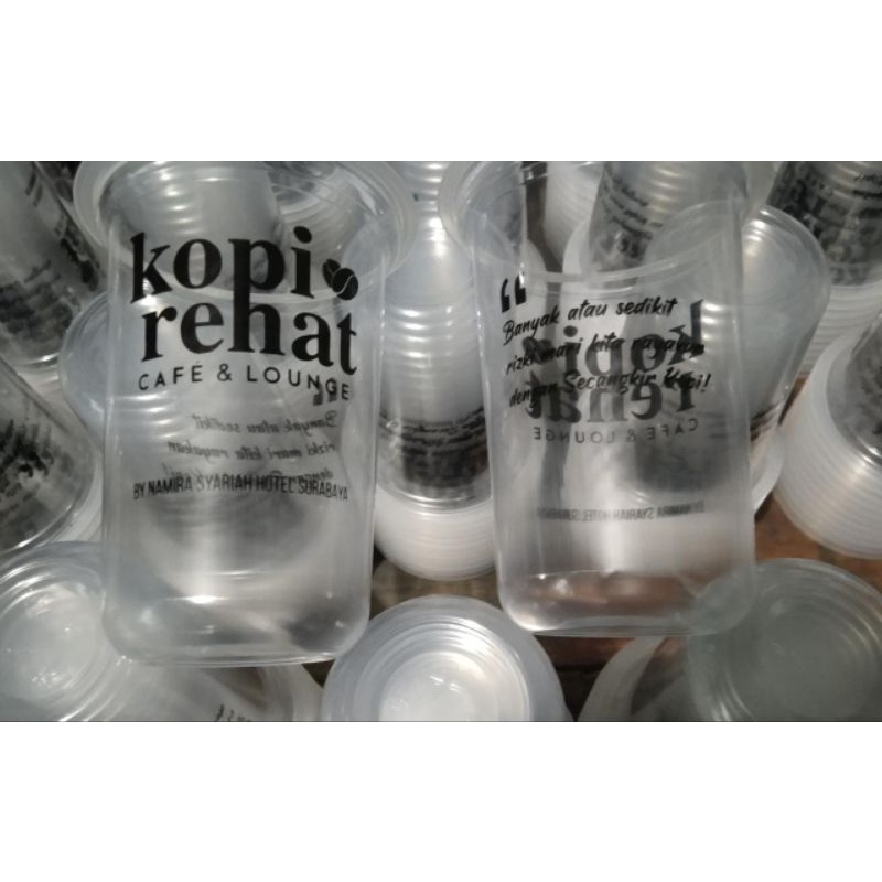 Cup Sablon 14 Oz Starindo Datar dan Oval