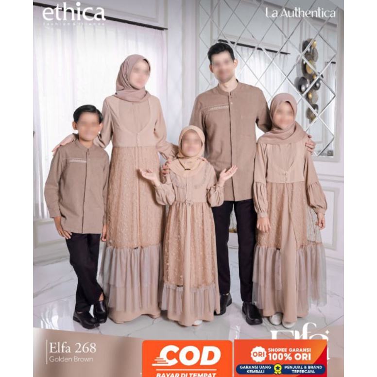 Terbaru.. SARIMBIT ETHICA ELFA 268 GOLDEN BROWN / SARIMBIT ETHICA TERBARU 2023 / SARIMBIT KELUARGA /