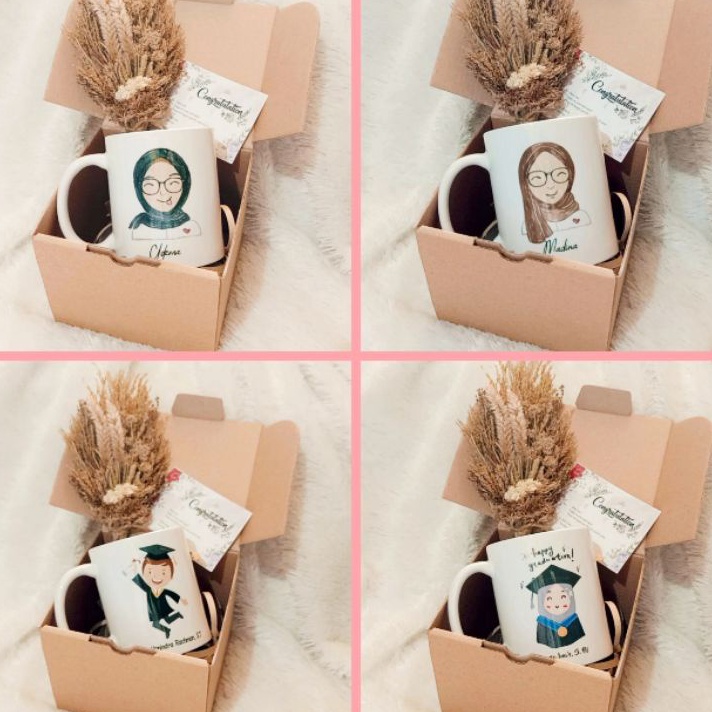 

[KODE 77] Mug Custom // kado wisuda, birthday, anniversary // bisa custom desain sendiri
