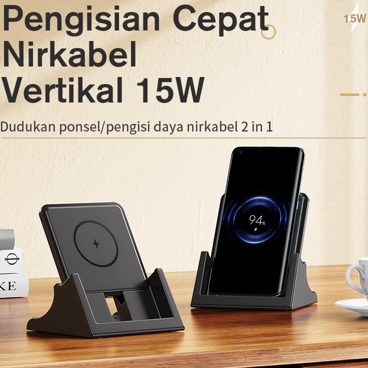 More Info Here Basike charger wireless fast charging 15W Qi Fast Charger Stand Dock For ip Samsung X