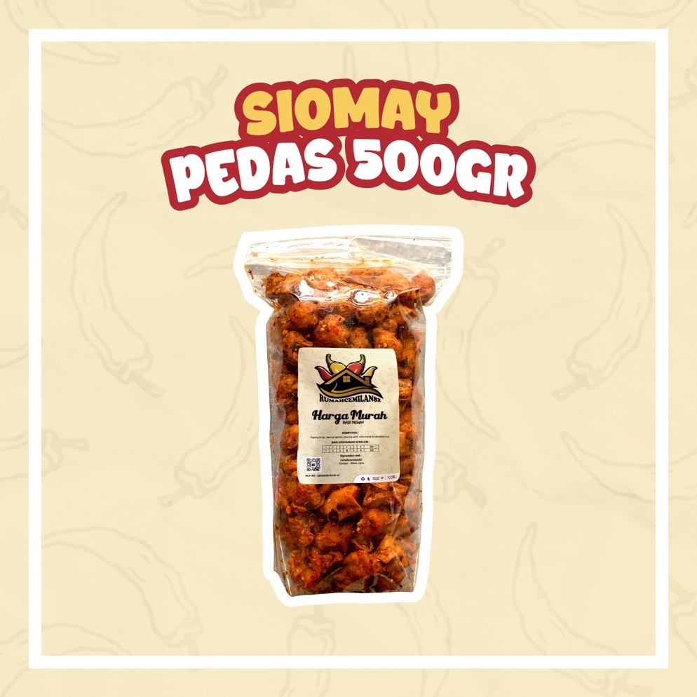 

Model Terkini.. Siomay mini kering Pedas daun jeruk 500gr H6L