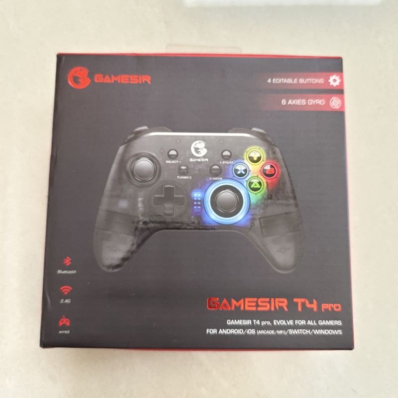 Gamesir T4 Pro Controller Nintendo Switch Android iOS PC Windows Stik Stick Wireless Wired Gamepad Bluetooth