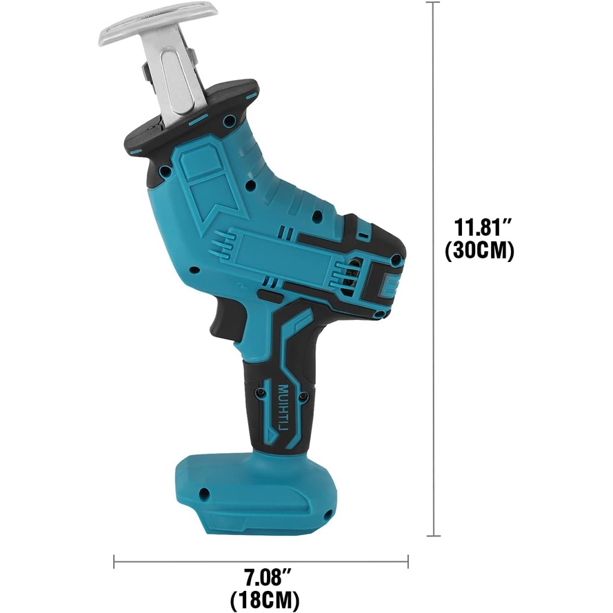 Dagmara Mini Chainsaw Cordless Reciprocating Saw Cordless Chainsaw Mesin Gergaji Besi Kayu Portable Gergaji Rantai Mini Portable Genggam Lithium Charger gergaji mesin