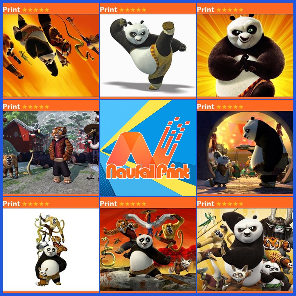 Sticker | Poster A3 & A4 | kungfu panda | wushu | dreamworks | china | oogway | buuwushu | sifu | ho