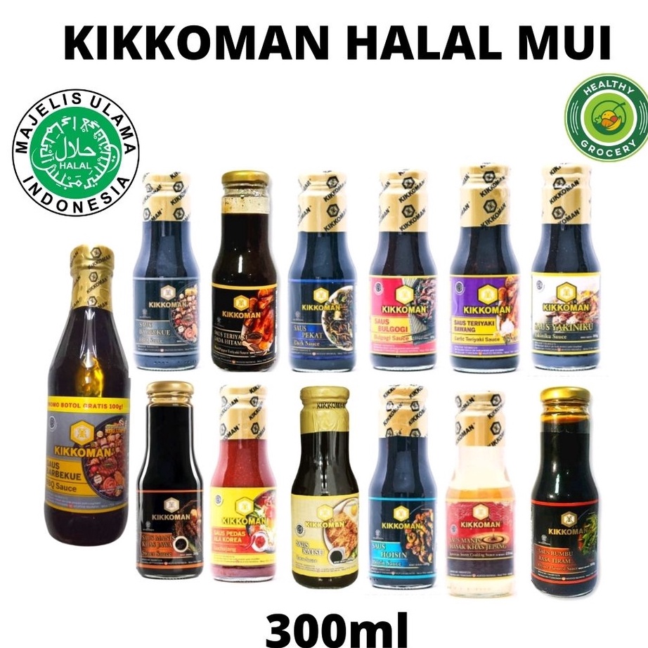 

Serba Murah Kikkoman Sauce Saus Kikoman 300ml Garlic Teriyaki Barbecue Black Pepper Teriyaki Gochujang Katsu Hoisin Tiram Bulgogi Yakiniku Takoyaki Promo