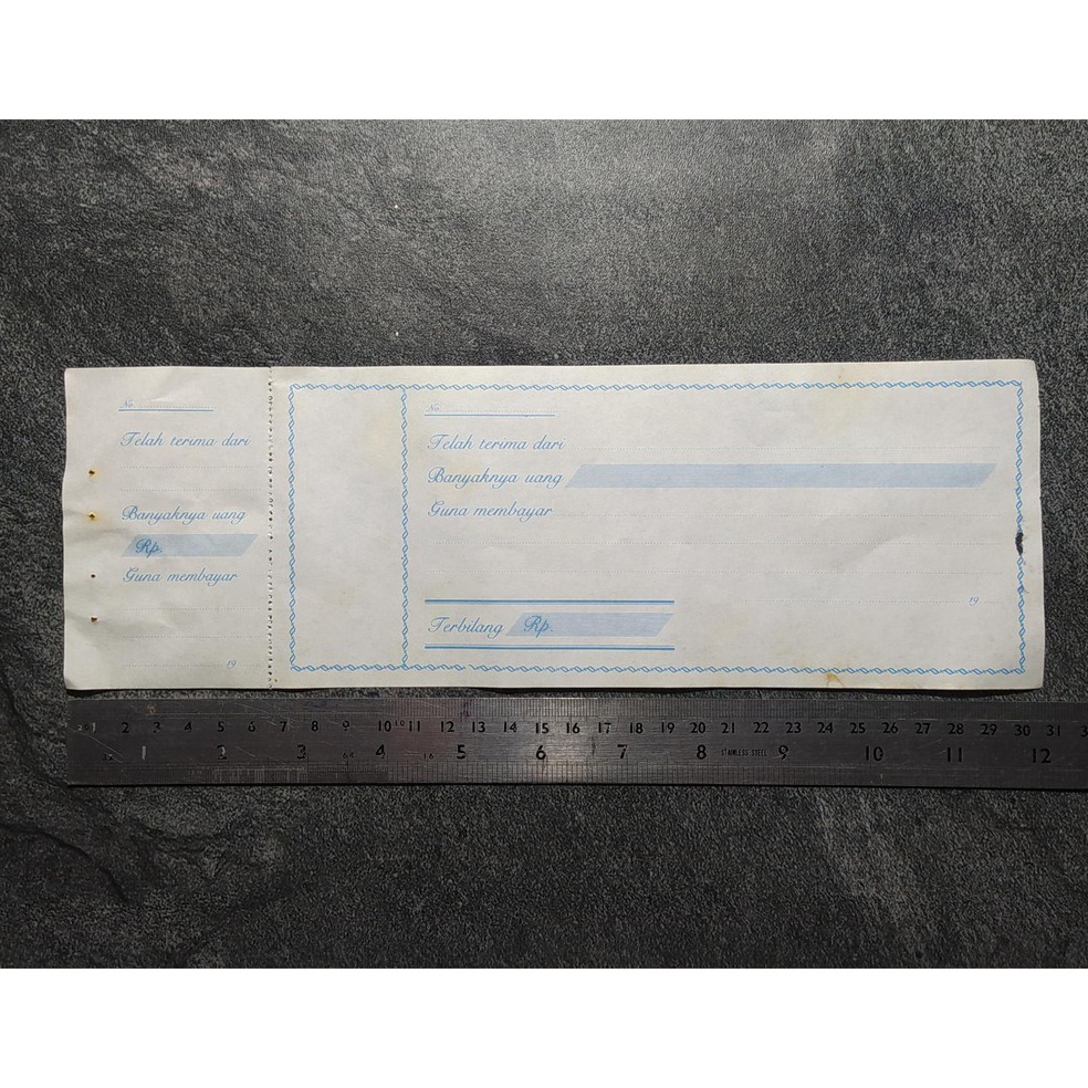 

Terbaru.. Kwitansi Tahun 1980 an Medium JRI