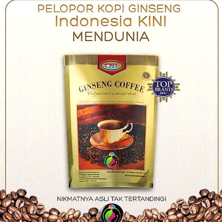 

Diskon KYFGK Kopi Ginseng CNI Original isi 20 sachet ED November 2024 H90 Terbatas