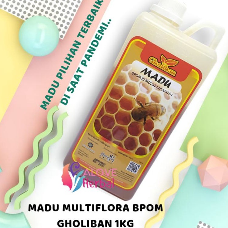 

TOP PRODUCT V25 MADU MULTIFLORA BPOM GHOLIBAN 1KG ぴ