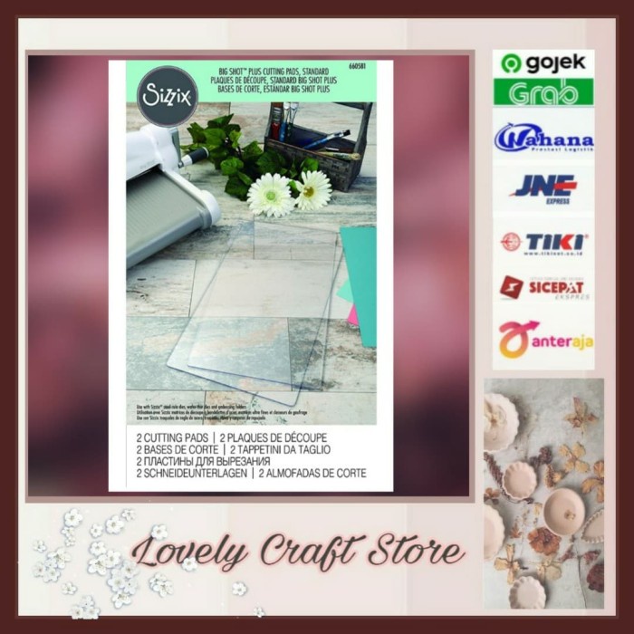 

Terlaris Cutting Mat 2Pcs/Set (1 Pair) Big Shot Plus Sizzix 660581 Cutting Pad Acrylic