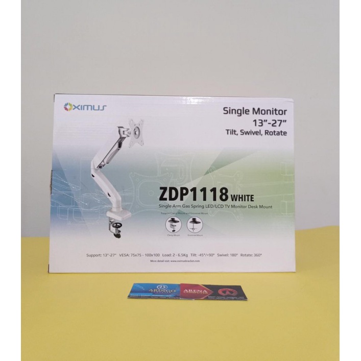 Office Equipment OXIMUS BRACKET HYDRA ZDP1118 Jepit Meja WHITE