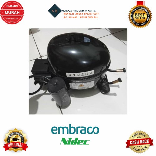 Terlaris Solin Kompresor Freezer Box 1/3 Embraco R290 Murah Meriah