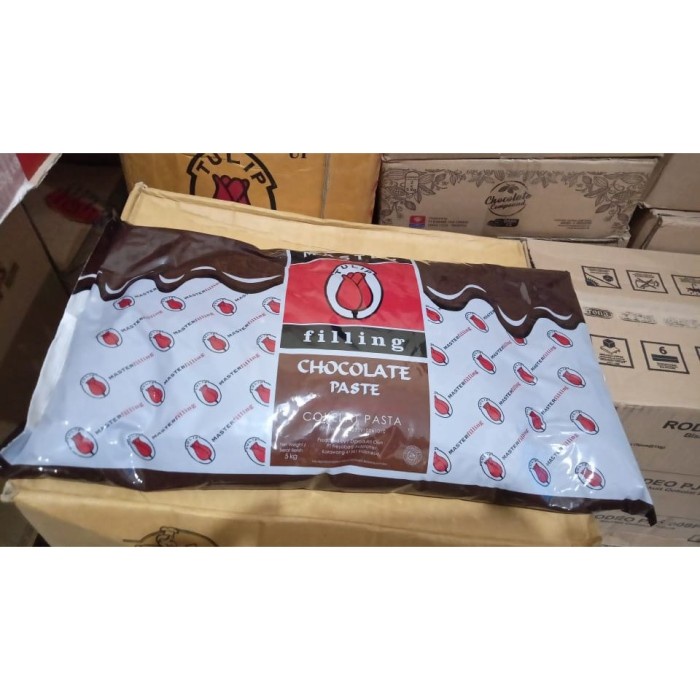 

Terlaris Master Coklat Filling - Tulip Master Filling 5Kg - Filling Chocolate Paste