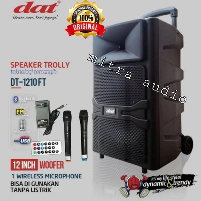 Speaker Portabel Bluetooth Original Dat Dt 1210Ft Dt1210Ft Kulitkuacistore