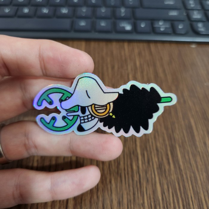 

Sticker Hologram Anime - PSH1786 - One Piece - Logo Usop