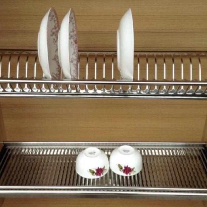 Rak Piring Gelas Stainless Kitchen Set 100 / Rak Piring Stainless Tokonana7