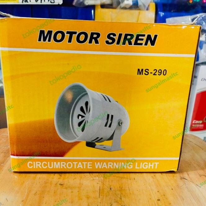 Motor Sirine Ms-290 220 Volt Ac,24 Volt Dc,12Volt Dc Merk Ewig